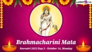 Brahmacharini Puja on Navratri 2023 Day 2: Maa Brahmacharini Mantra, Bhog To Offer and Puja Vidhi for Second Day of Navaratri