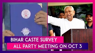 Bihar Caste Survey: CM Nitish Kumar Calls All Party Meeting On October 3, Pm Modi Accuses Opposition Of Trying To Divide Country