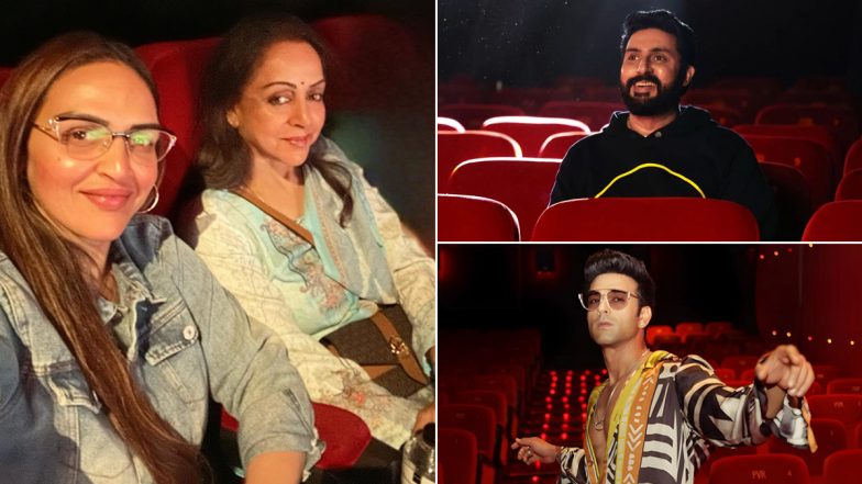 National Cinema Day 2023: Abhishek Bachchan, Esha Deol, Pulkit Samrat and More B-Town Stars Celebrate the Success of Films!