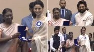 69th National Film Awards: Alia Bhatt, Allu Arjun, Kriti Sanon &ndash; Here&rsquo;s Looking at the Winners Felicitated at the Prestigious Award Ceremony (View Pics & Watch Videos)
