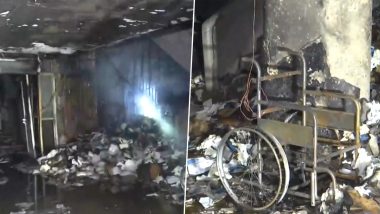 Chandigarh Hospital Fire Videos and Photos: Blaze Erupts at First Floor of Nehru Hospital, All Patients Evacuated Safely