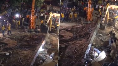 Chandigarh Store Collapse: Shop Collapses in Sector 33D, Rescue Operation Underway (Watch Video)