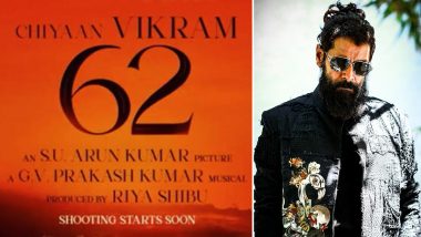 Chiyaan 62: Vikram Collaborates With Chithha Director SU Arun Kumar for His Next! Check Out the Announcement Video