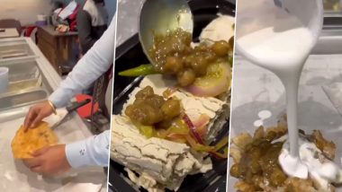 Chole Bhature Ice Cream is the Latest Addition to the List of Weird Food Combinations (Watch Video)