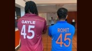 Chris Gayle Congratulates Rohit Sharma For Breaking His Record of Most Sixes Across Formats in International Cricket (See Instagram Story)