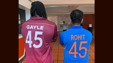 Chris Gayle Congratulates Rohit Sharma For Breaking His Record of Most Sixes Across Formats in International Cricket (See Instagram Story)