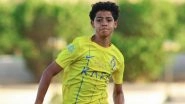 Cristiano Ronaldo Jr Shines On Debut For Al-Nassr U-15 Team, Creates Goalscoring Chance With Leaping Header (Watch Video)