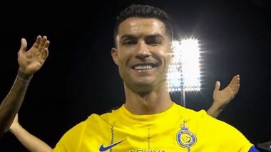 Cristiano Ronaldo Performs Viking Clap Along With Teammates After Al-Nassr’s Victory Over Al-Tai in Saudi Pro League 2023-24, Video Goes Viral