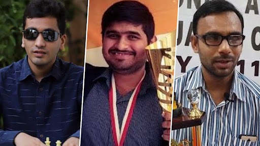 India Sweeps Podium As Darpan Inani Wins Gold Medal, Soundharya Pradhan Bags Silver and Ashwinbhai Makwana Scalps Bronze in Men's Individual Rapid Chess VI-B1 At Asian Para Games 2023