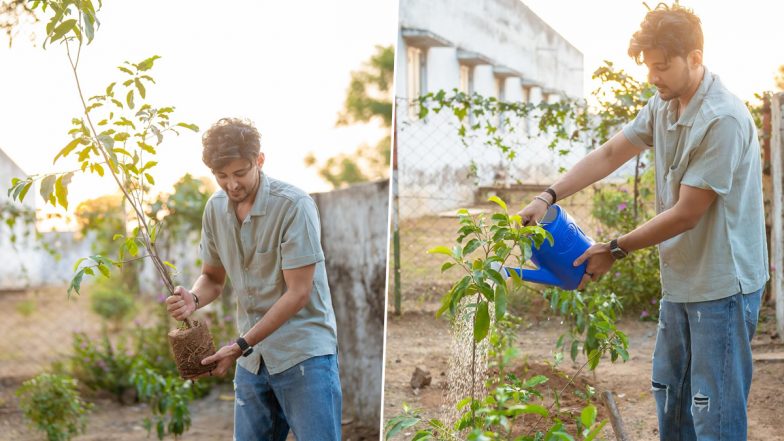 Darshan Raval Birthday: Singer Follows 'New Ritual,' Plants Trees on His Special Day! (View Pics)