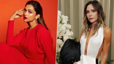 Deepika Padukone's Red Midi Dress Gets Shoutout From Victoria Beckham; Check Out Cost of the Designer Wear (View Pics)