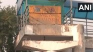 Delhi Bridge Collapse Video: Part of Foot Over-Bridge Collapses in Laxmi Nagar After Being Hit by Crane; No Injuries Reported
