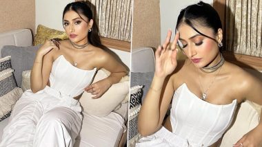 Dhanashree Verma's White Corset Top With Baggy Trousers is a Perfect Choice to Ace Casual Chic Look (See Pics)