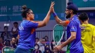 Dipika Pallikal, Harinder Singh Assure Silver Medal in Asian Games 2023 Mixed Doubles Squash After Semifinal Win Against Hong Kong&rsquo;s Lee Ka Yi and Wong Chi Him