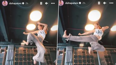 Disha Patani’s Latest Flying Kick Video Will Surely Make You Go Learn Martial Arts!