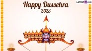 Happy Dussehra 2023 Wishes and WhatsApp Messages: Download Ram Ravan Antim Yudh Images, HD Wallpapers, Quotes and SMS To Celebrate Vijayadashami