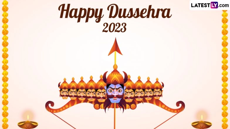 Happy Dussehra 2023 Wishes and WhatsApp Messages: Download Ram Ravan Antim Yudh Images, HD Wallpapers, Quotes and SMS To Celebrate Vijayadashami
