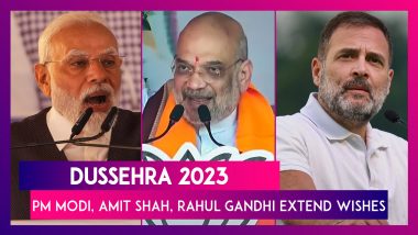 Dussehra 2023: PM Narendra Modi, Amit Shah, President Droupadi Murmu, Rahul Gandhi And Others Extend Greetings