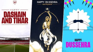 Dussehra 2023: Real Madrid, Arsenal, Manchester City and Other Football Clubs Wish Fans on the Occasion of Vijaya Dashami