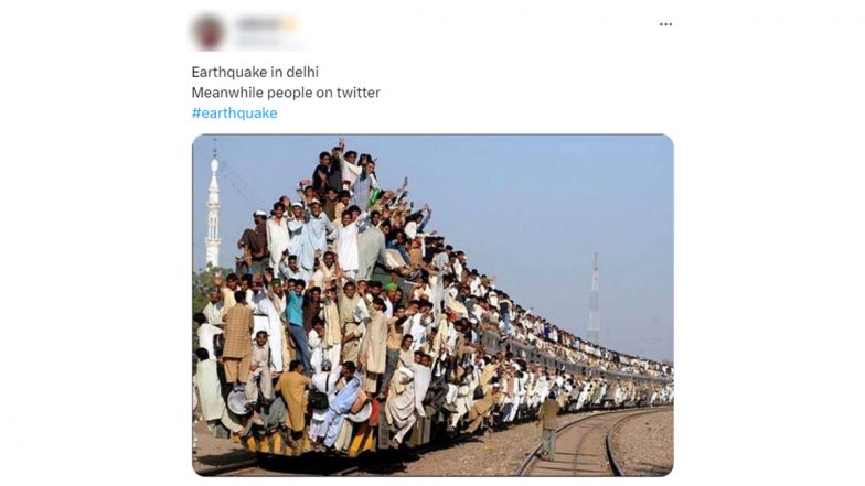 Earthquake in Delhi-NCR: Funny Memes and Jokes Go Viral on Twitter As Netizens Try to Defuse Tension After Powerful Tremors Felt in National Capital