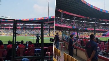 Fans Chant 'RCB, RCB' at M Chinnaswamy Stadium in Bengaluru During AUS vs PAK ICC Cricket World Cup 2023 Match, Video Goes Viral