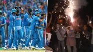 Videos of Countrywide Celebrations After India&rsquo;s Victory Over Pakistan in ICC Cricket World Cup 2023 Go Viral!