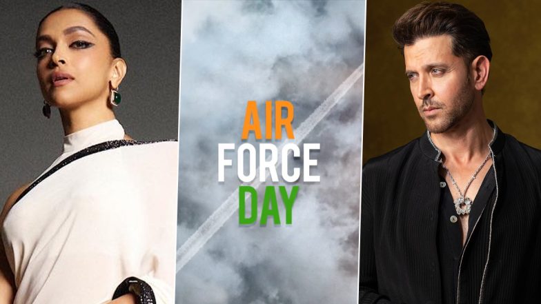 On Air Force Day, Fighter Stars Hrithik Roshan and Deepika Padukone Salute the Warriors of IAF (View Post)