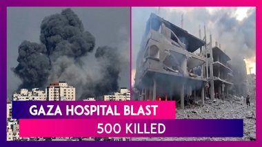 Gaza Hospital Blast: Explosion Kills 500; Hamas And Israel Trade Blame As War Enters 12th Day