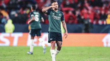 Arsenal 2–1 Sevilla, UEFA Champions League 2023–24: Gabriel Jesus Shines With Goal and Assist in Gunners’ Victory