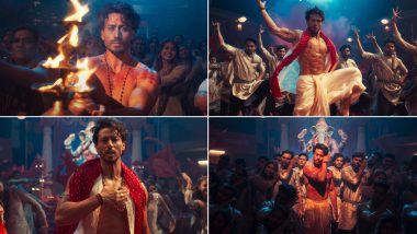 Ganapath Song ‘Jai Ganesha’: Tiger Shroff Displays Powerful Dancing Skills in Grand Musical Tribute to Lord Ganesha! (Watch Video)