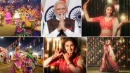 &lsquo;Garbo&rsquo; Song: PM Narendra Modi Adds Festive Fervour With His Lyrics for Navratri Anthem (Watch Video)