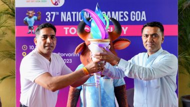 National Games of India 2023 Start Date: Goa CM Pramod Sawant Inaugurates Torch Relay for 37th National Games