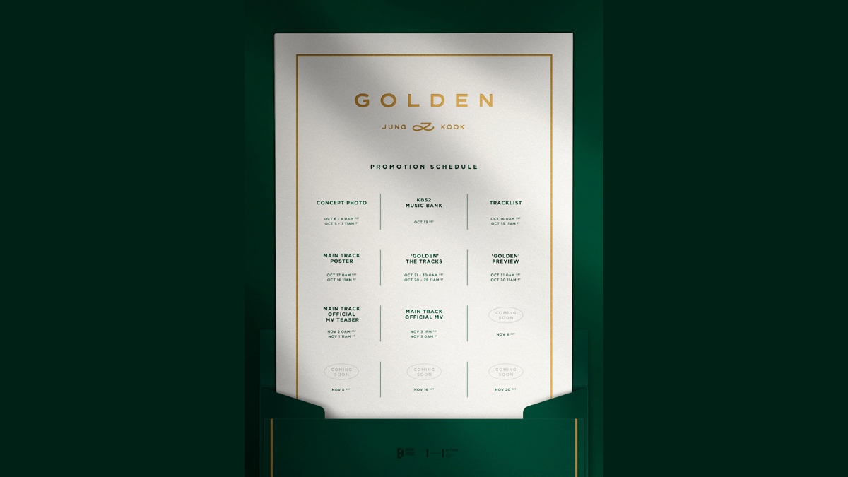 Update: BTS's Jungkook Unveils Part 3 Of His Promotion Schedule For “GOLDEN”