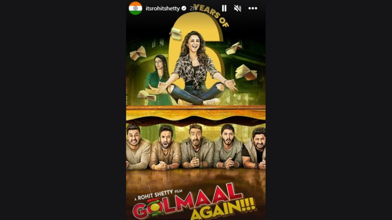 Golmaal Again Turns 6! Director Rohit Shetty Takes A Trip Down Memory Lane