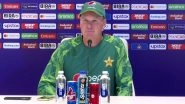 Pakistan Head Coach Grant Bradburn Blames &lsquo;Foreign Indian Conditions&rsquo; As Reason For His Team's Struggles in ICC Cricket World Cup 2023