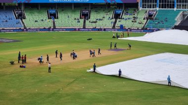 India vs Netherlands ICC Cricket World Cup 2023 Warm-Up Clash at Thiruvananthapuram Abandoned Due to Persistent Rain