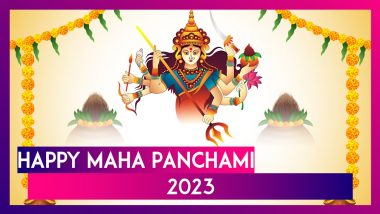 Durga Puja Maha Panchami 2023 Wishes, Greetings And Images To Share With All Your Loved Ones