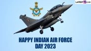 Indian Air Force Day 2023 Images & HD Wallpapers for Free Download Online: Wish Happy 91st Air Force Day With Photos, Messages, Greetings and Quotes