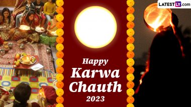 How To Break Karva Chauth Fast Without Moon? Here Are Tips and Ways in Which Karwa Chauth Vrat 2023 Can Be Broken if Moon Is Not Sighted