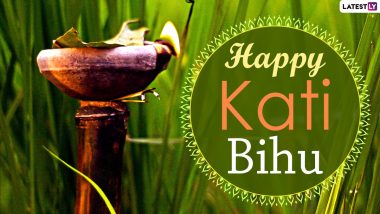 Kati Bihu 2023 Wishes and Greetings: HD Wallpapers and Messages to Share On the Festival of Lights, Prayers and Crop Protection