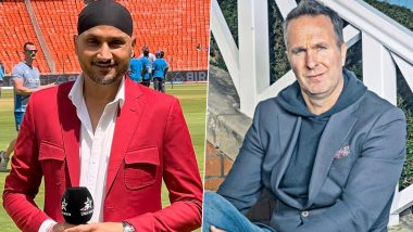 ‘Are U Watching the Game or Empty Seats??’ Harbhajan Singh Reacts to Michael Vaughan’s Post on Crowd at Arun Jaitley Stadium During IND vs AFG ICC Cricket World Cup 2023 Match