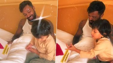 Hardik Pandya Shares Son Agastya's Drawing, Says 'Best Birthday Gift I Could’ve Asked for' (Watch Video)
