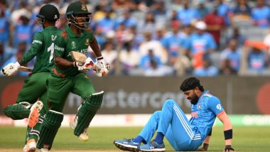 Hardik Pandya Injury Update: All-Rounder Set to Miss India's ICC Cricket World Cup 2023 Matches Against Sri Lanka and South Africa