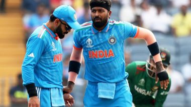 ICC Cricket World Cup 2023 - Hardik Pandya ruled out of New Zealand game  with ankle injury