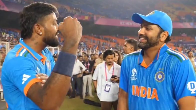 ‘Bat Nahi Bhai Power Hai!’ Rohit Sharma Reveals Reason Behind Showing His Muscles to Umpire Marais Erasmus During IND vs PAK CWC 2023 Match