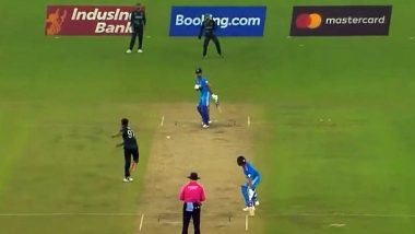 Angry Haris Rauf Throws Ball At Shreyas Iyer During IND vs PAK ICC Cricket World Cup 2023 Match, Video Goes Viral!