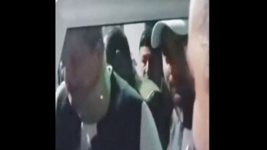 Harish Rawat Car Accident Video: Former Uttarakhand CM Suffers Minor Injuries After His Car Collides With Divider in Udham Singh Nagar