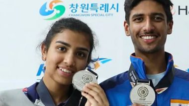 Harmehar Singh Lally, Raiza Dhillon Win Gold Medal in Junior Skeet Mixed Team Event at Asian Shooting Championships 2023