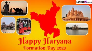 Haryana Day 2023 Wishes & WhatsApp Images: Greetings, Quotes, HD Wallpapers and SMS for the Celebration of the State Formation Day