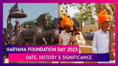 Haryana Foundation Day 2023: Know Date, History, Significance & Celebrations Of Haryana Day